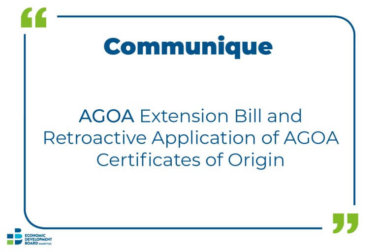 communique agoa